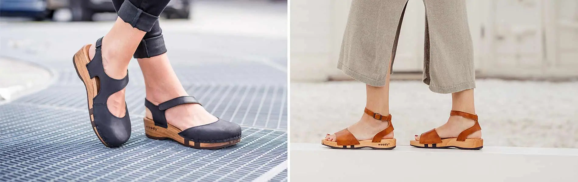 Sandalen damen holz Clearance